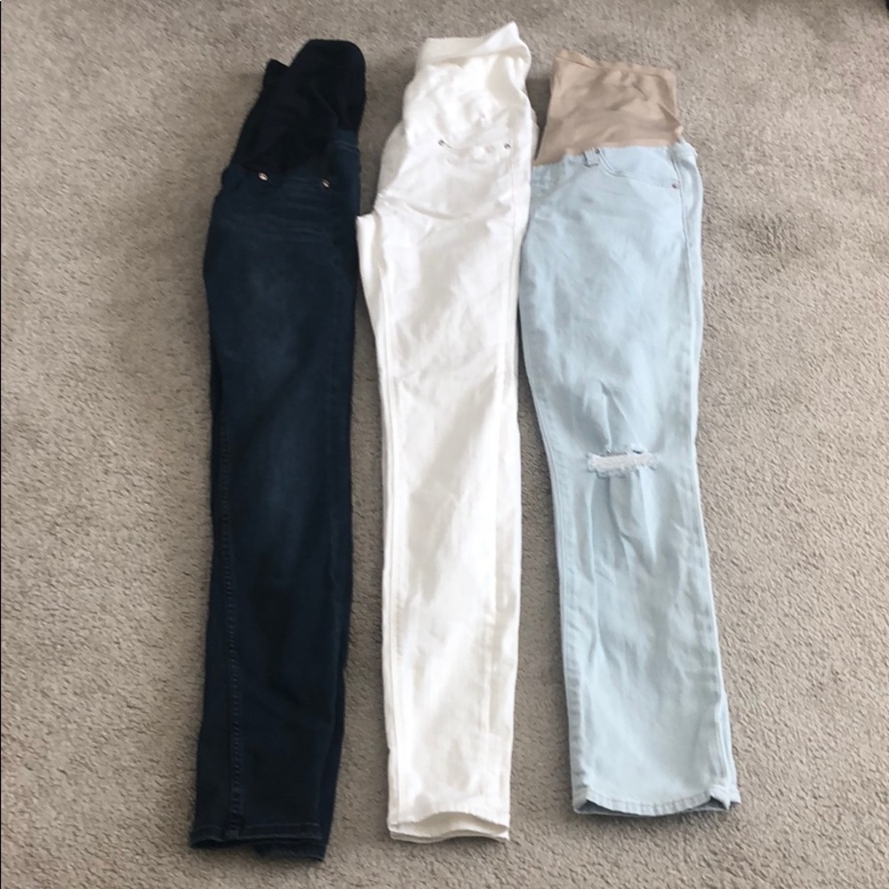 Maternity JeansX3 from H&M&GAP.superb condition!